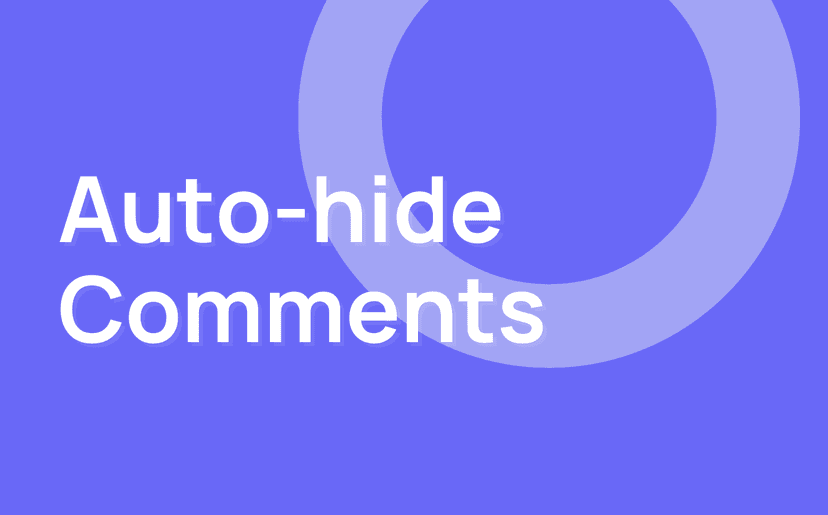 Cover Image for Auto-hide comments on Facebook